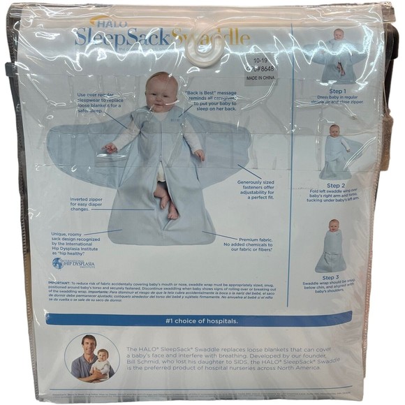 Halo Accessories Halo Sleep Sack 3 Way Swaddle Blanket Newborn